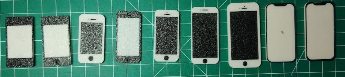 Mini iPhone Replica Set, photo 4 of 4 - Mini iPhone Replica Set Miniatures