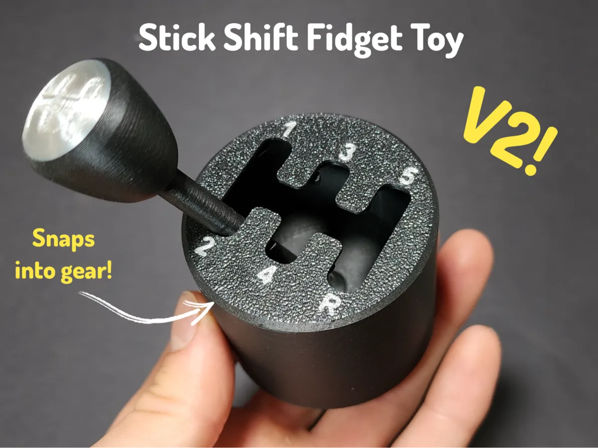 Stick Shift Fidget Toy V2 - Gear Shift