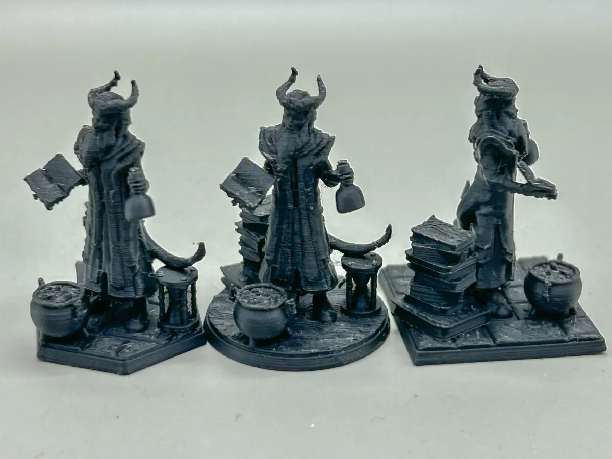 DnD miniature Tiefling alchemist, photo 2 of 2 - DnD miniature Tiefling alchemist Board Games & Tabletop