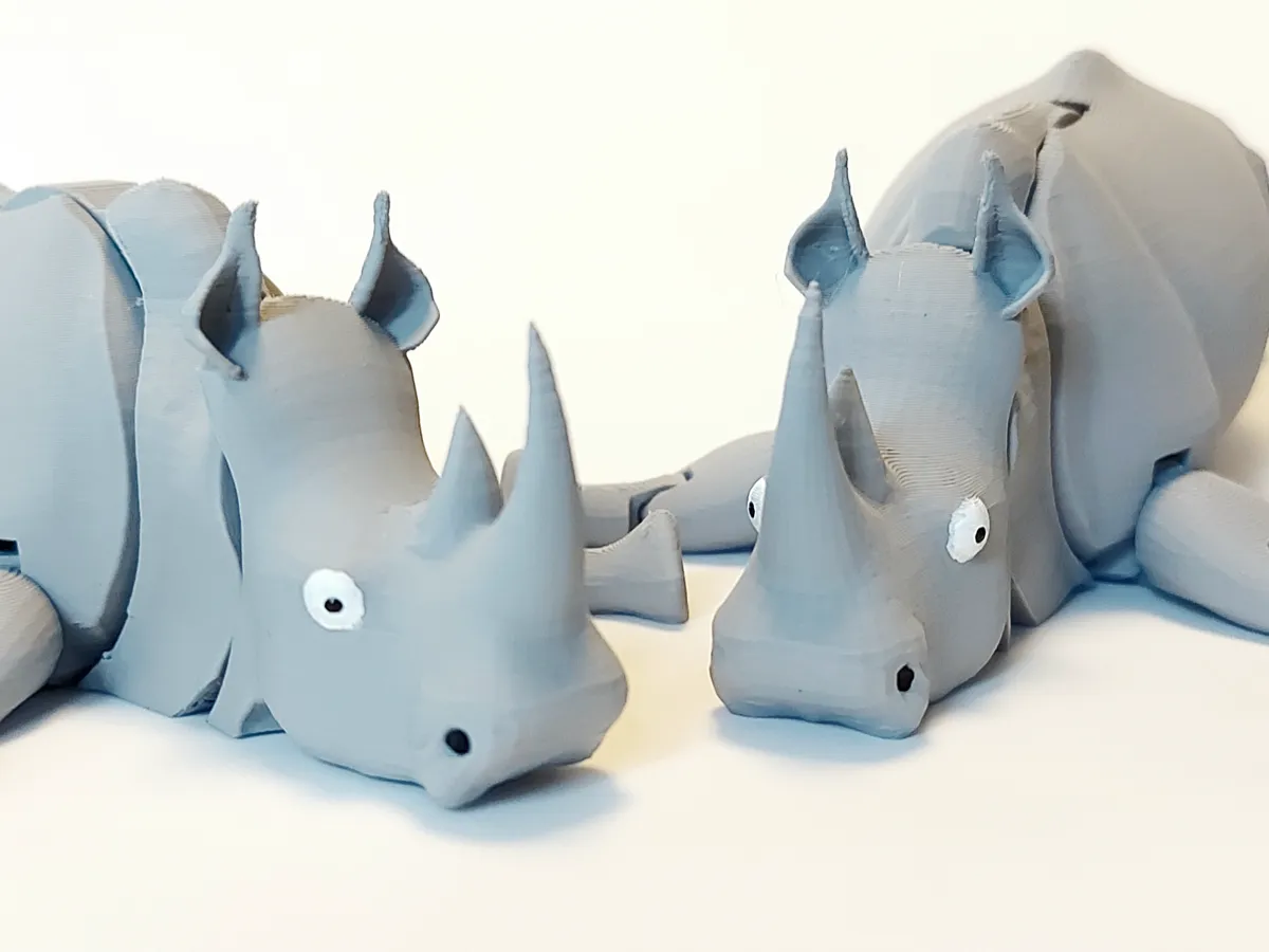 Articulated Rhino, photo 2 of 3 - Articulated Rhino Fidget & Sensory Toys