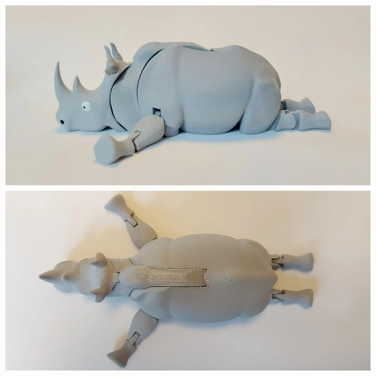Articulated Rhino, photo 3 of 3 - Articulated Rhino Fidget & Sensory Toys