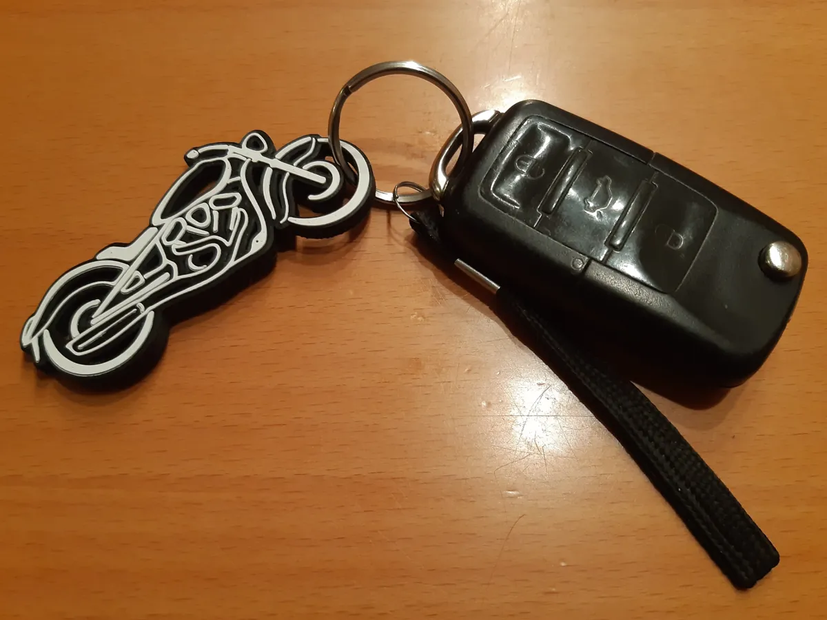 <BRB> Cruiser | Motorcycle - Keychain - Motorcycle Keychains, in stock