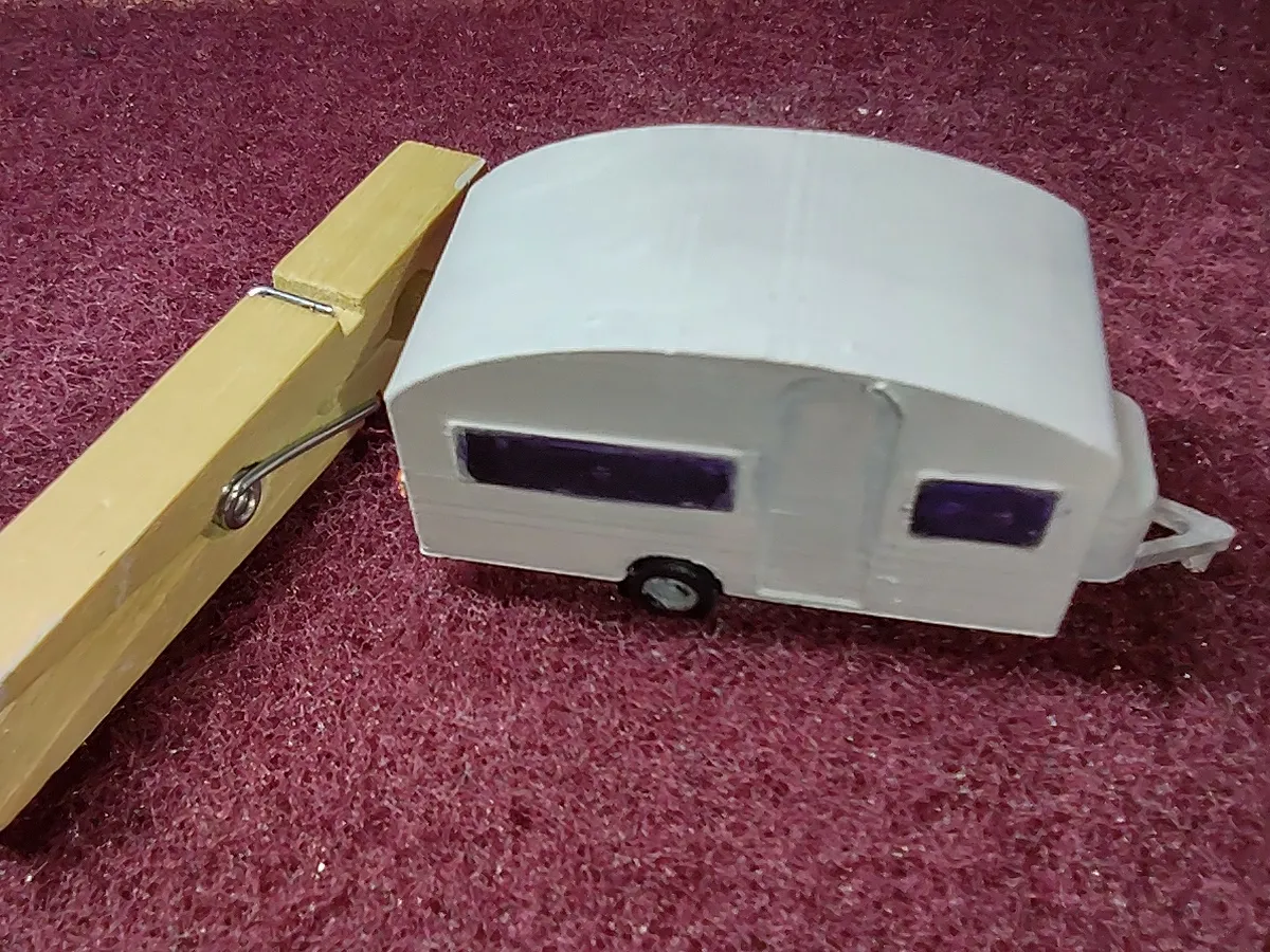 HO Scale Model Caravan