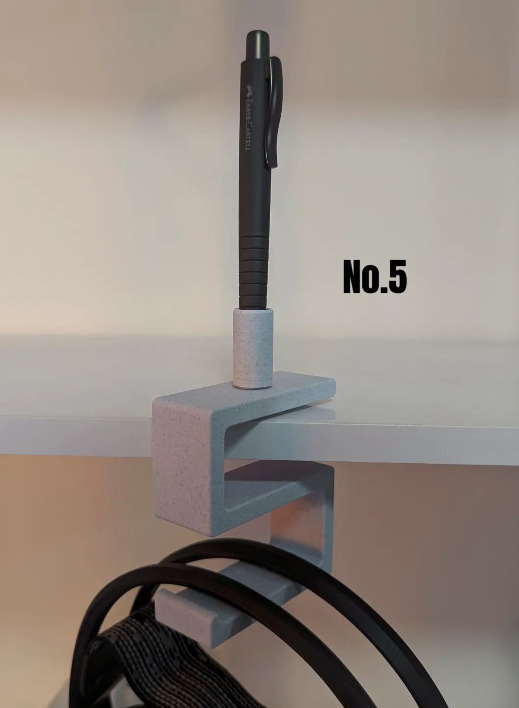 Headset & Pen Holder for Desk, photo 2 of 4 - Headset & Pen Holder for Desk Household