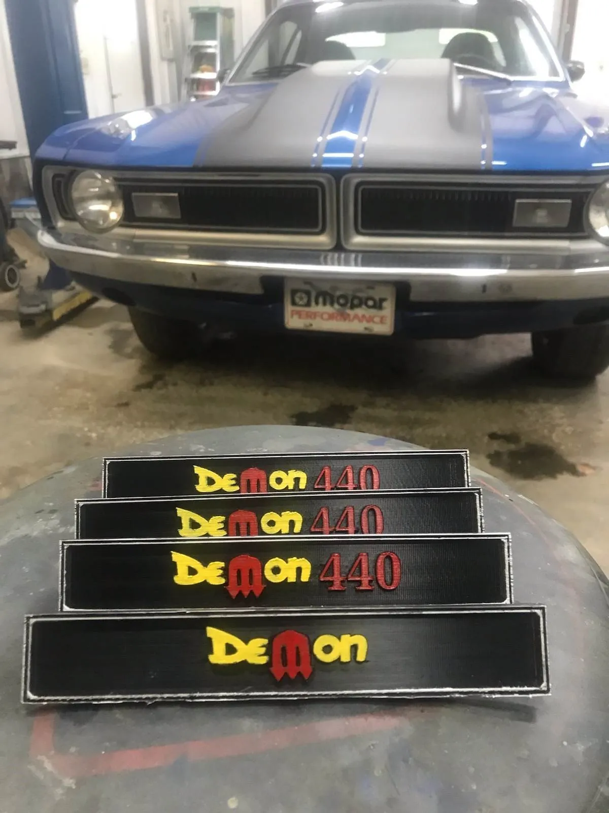 1971 Dodge Demon Car Door Plate - Vehicles, in stock in India