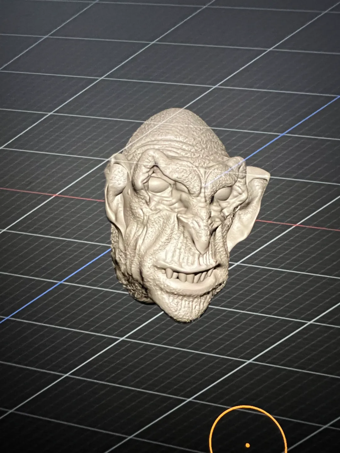 Goblin Head, photo 3 of 4 - Goblin Head Figurines & Collectibles