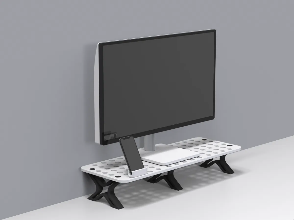 Modular, Expandable, & Customizable Monitor Riser