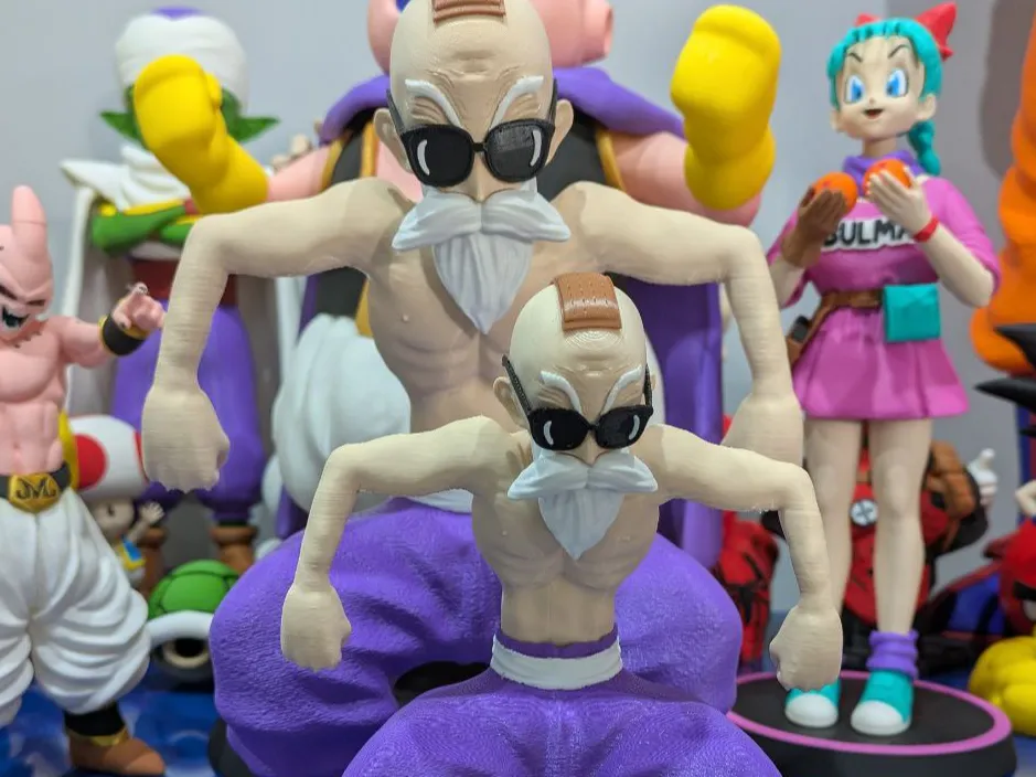 Master Roshi Dragon ball first kamehame