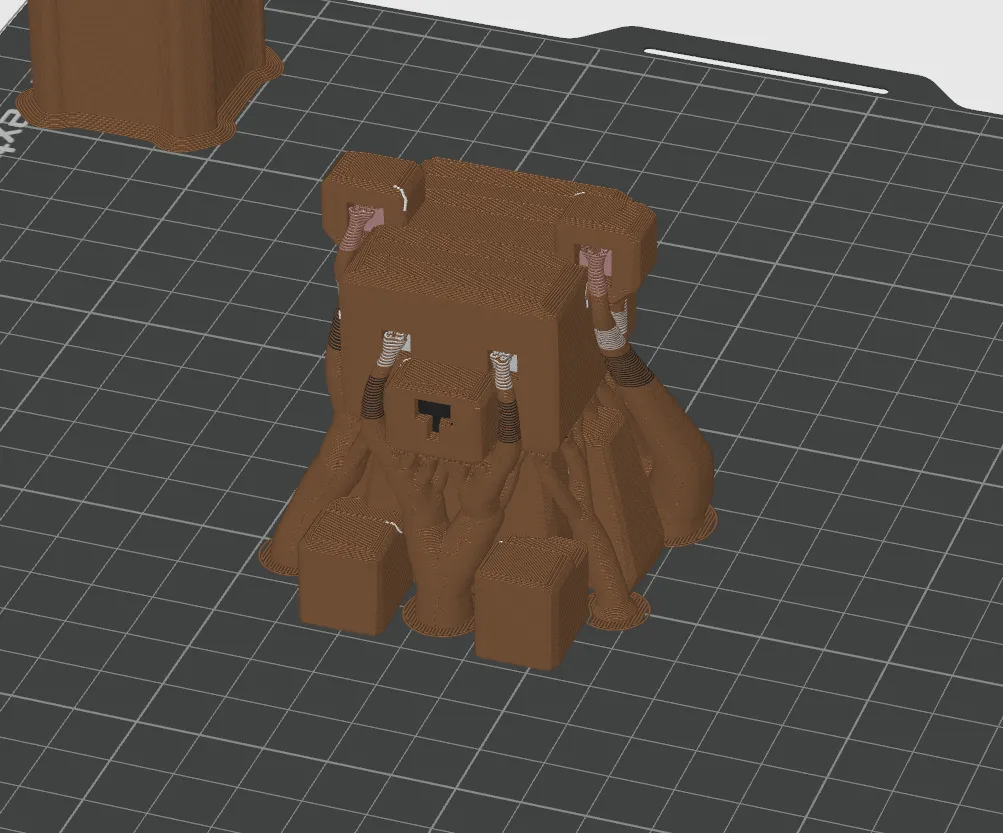 Pixel Art Bear Figurine, photo 3 of 3 - Pixel Art Bear Figurine Home Decor Items