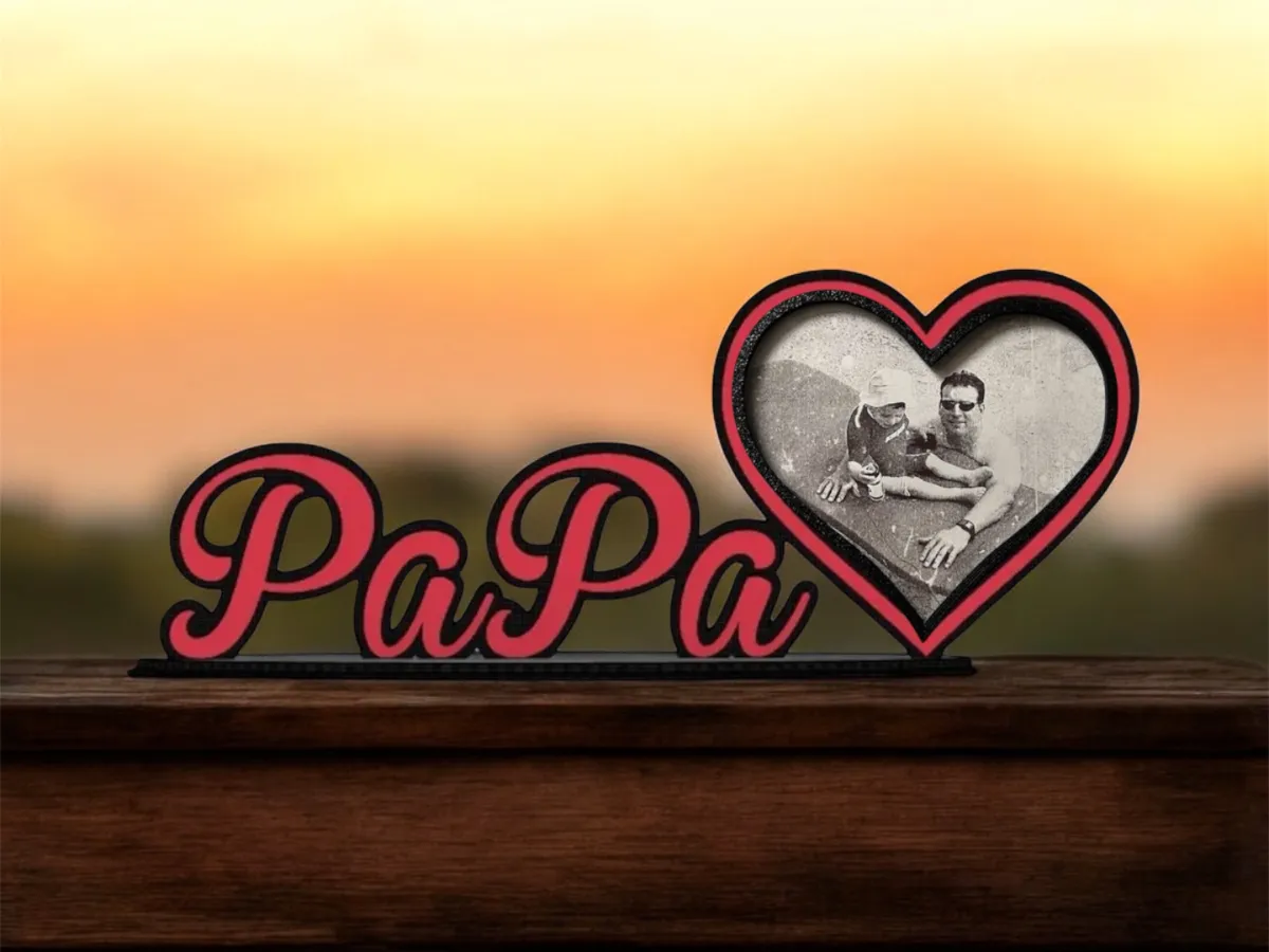 Papa picture frame