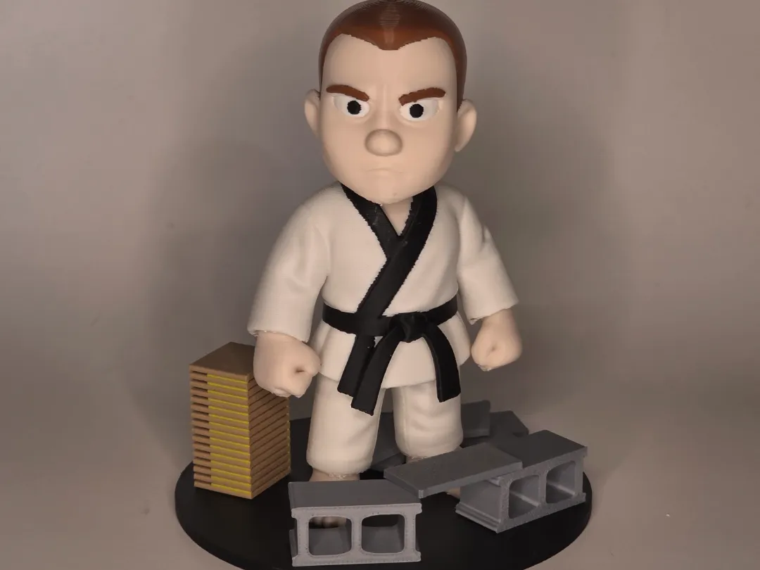 Karate Figurine