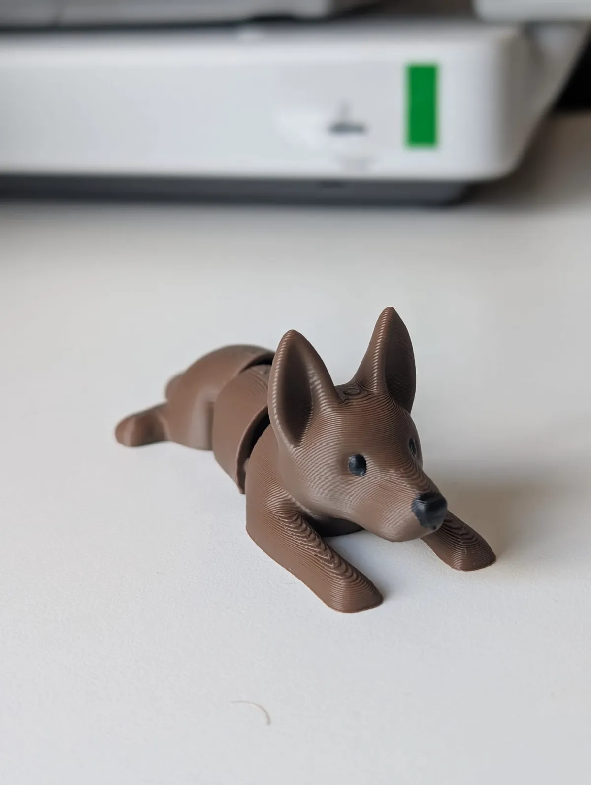 Mini German Shepherd Dog - Articulated Animal, photo 3 of 4 - Mini German Shepherd Dog - Articulated Animal Fidget & Sensory Toys