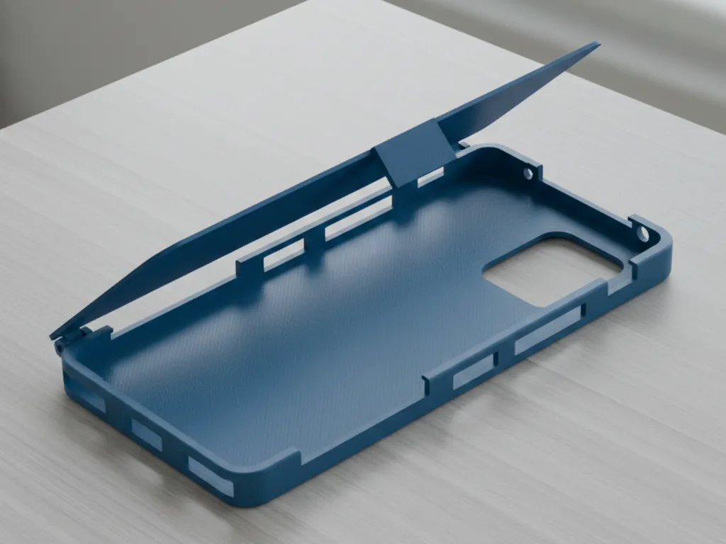 Customizable Phone Case with Hinged Lid