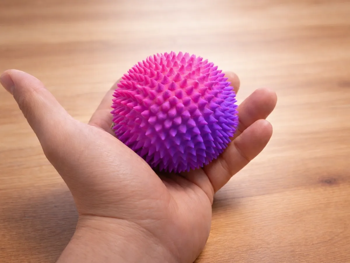 OUCH! Spikey Fidget Ball Toy Sensory Stress Relief