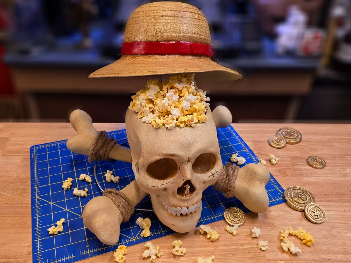 One Piece Bucket Popcorn Container