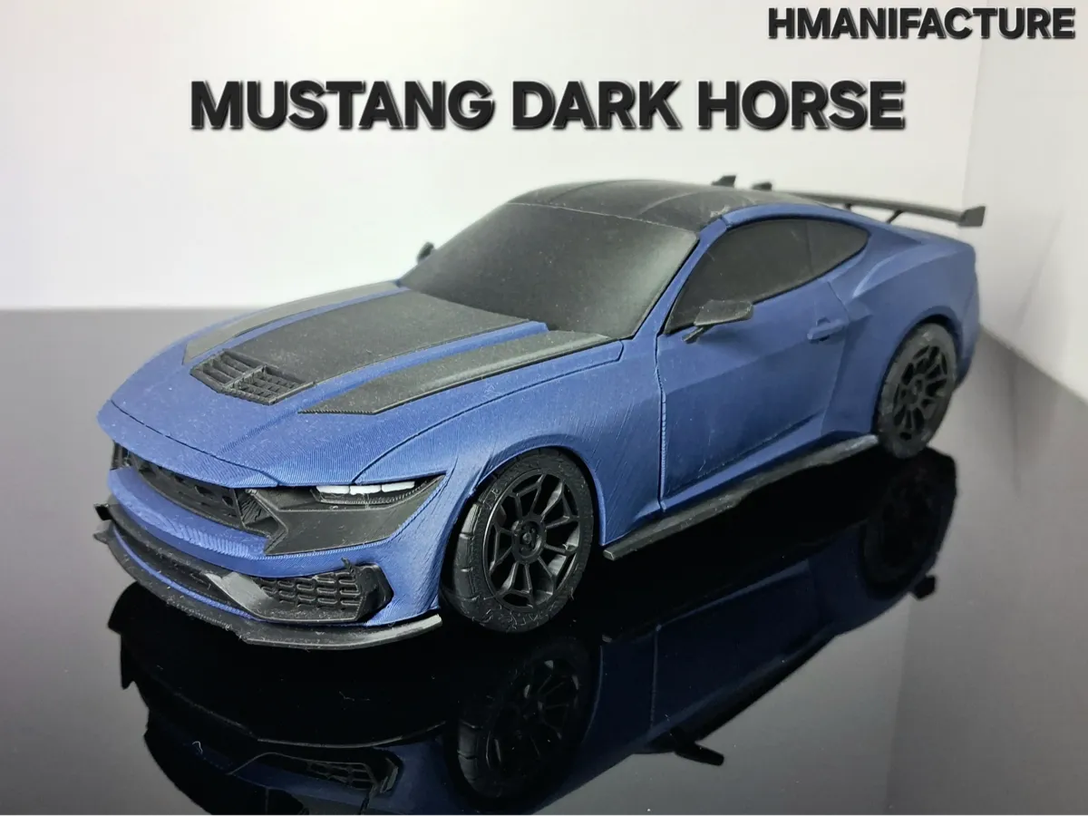 MUSTANG DARK HORSE 1/24 STEERING CAR SCALE MODEL