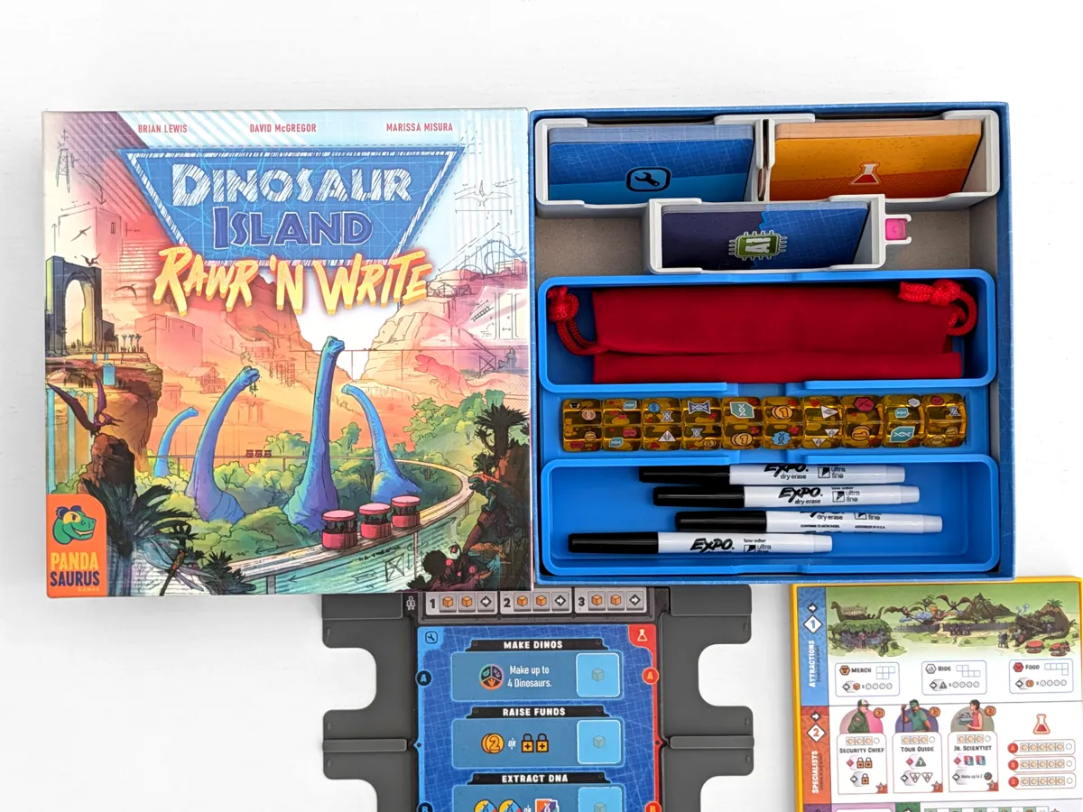 Dinosaur Island: Rawr and Write: Organizer Insert