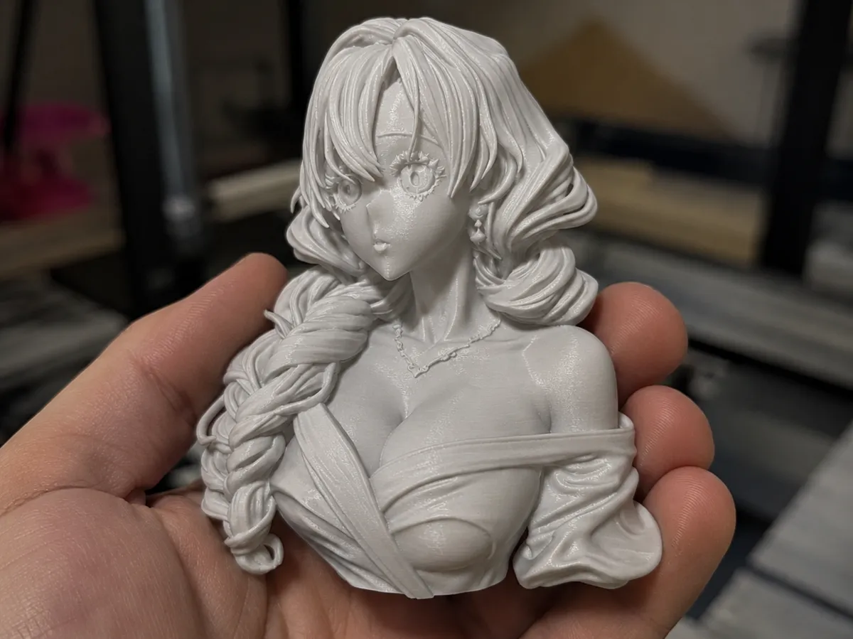 Mitsuri Kanroji From Demon Slayer Bust 3D Art