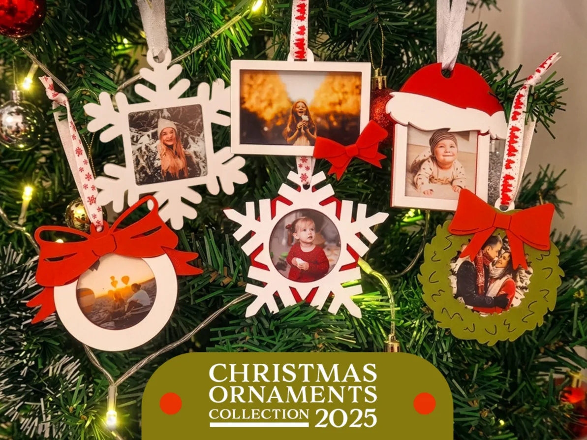 Photo Christmas Ornaments - 2025 Collection