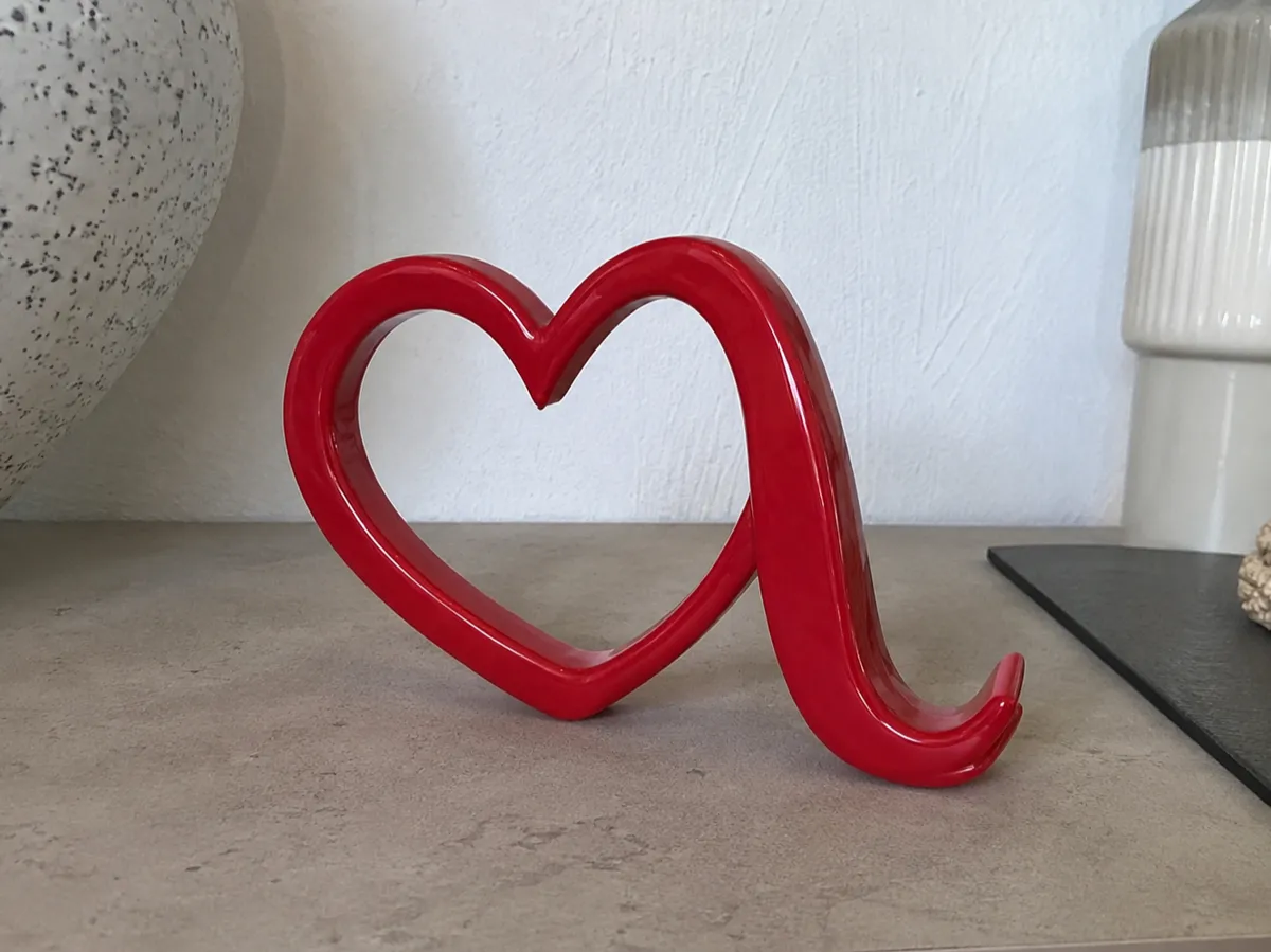 Red Heart Phone Stand - Decor, in stock in India