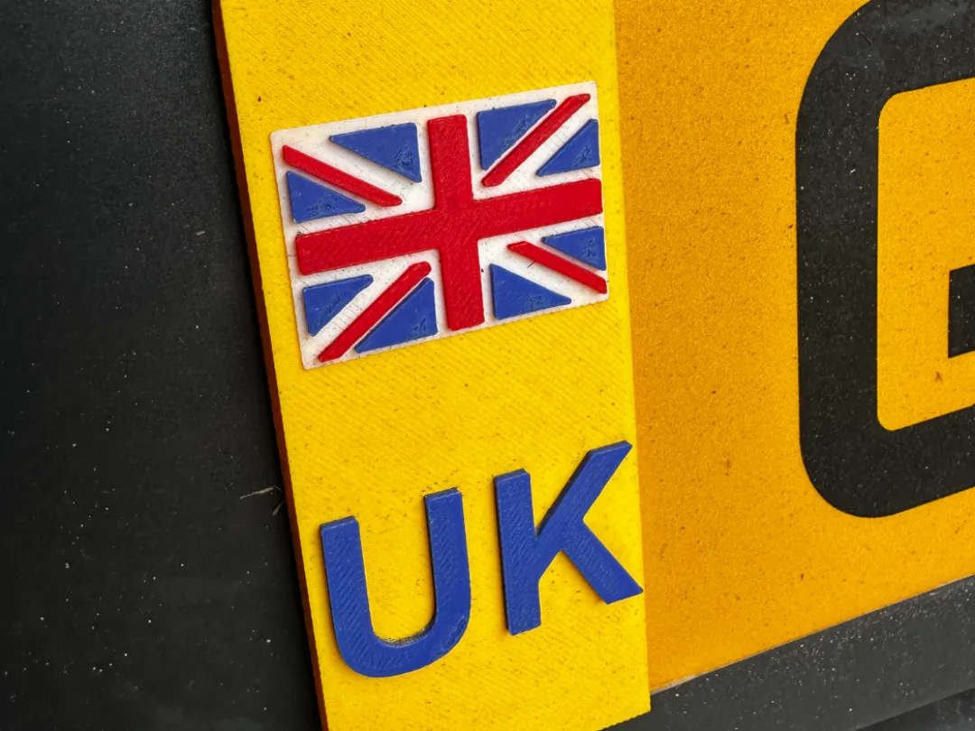 UK Number Plate Badge - Brooches & Pin Badges, in stock in India