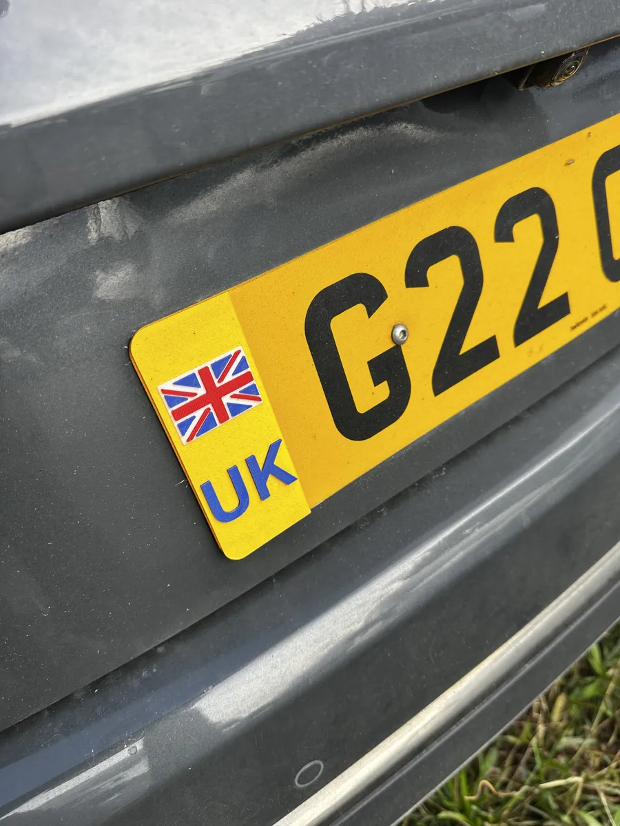 UK Number Plate Badge, photo 2 of 4 - UK Number Plate Badge Jewellery & Accessories