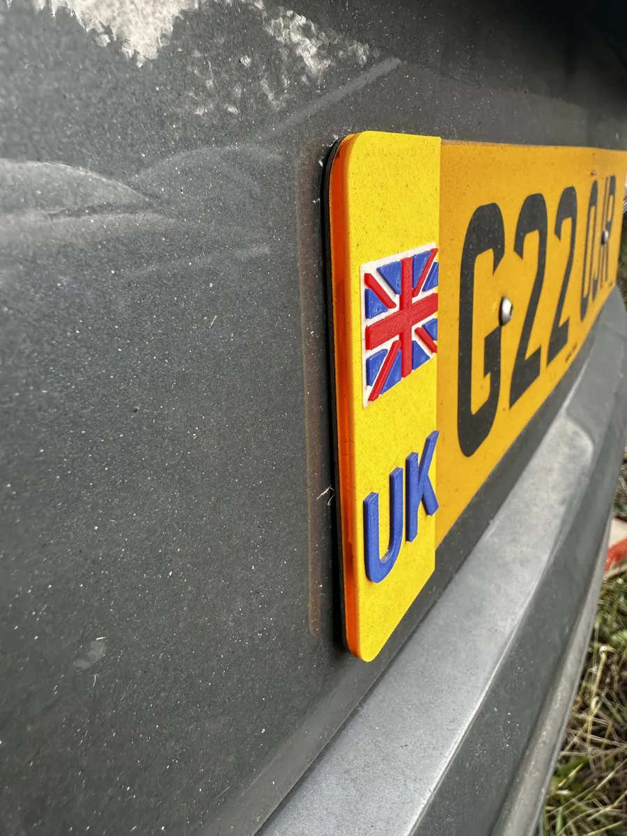 UK Number Plate Badge, photo 3 of 4 - UK Number Plate Badge Jewellery & Accessories