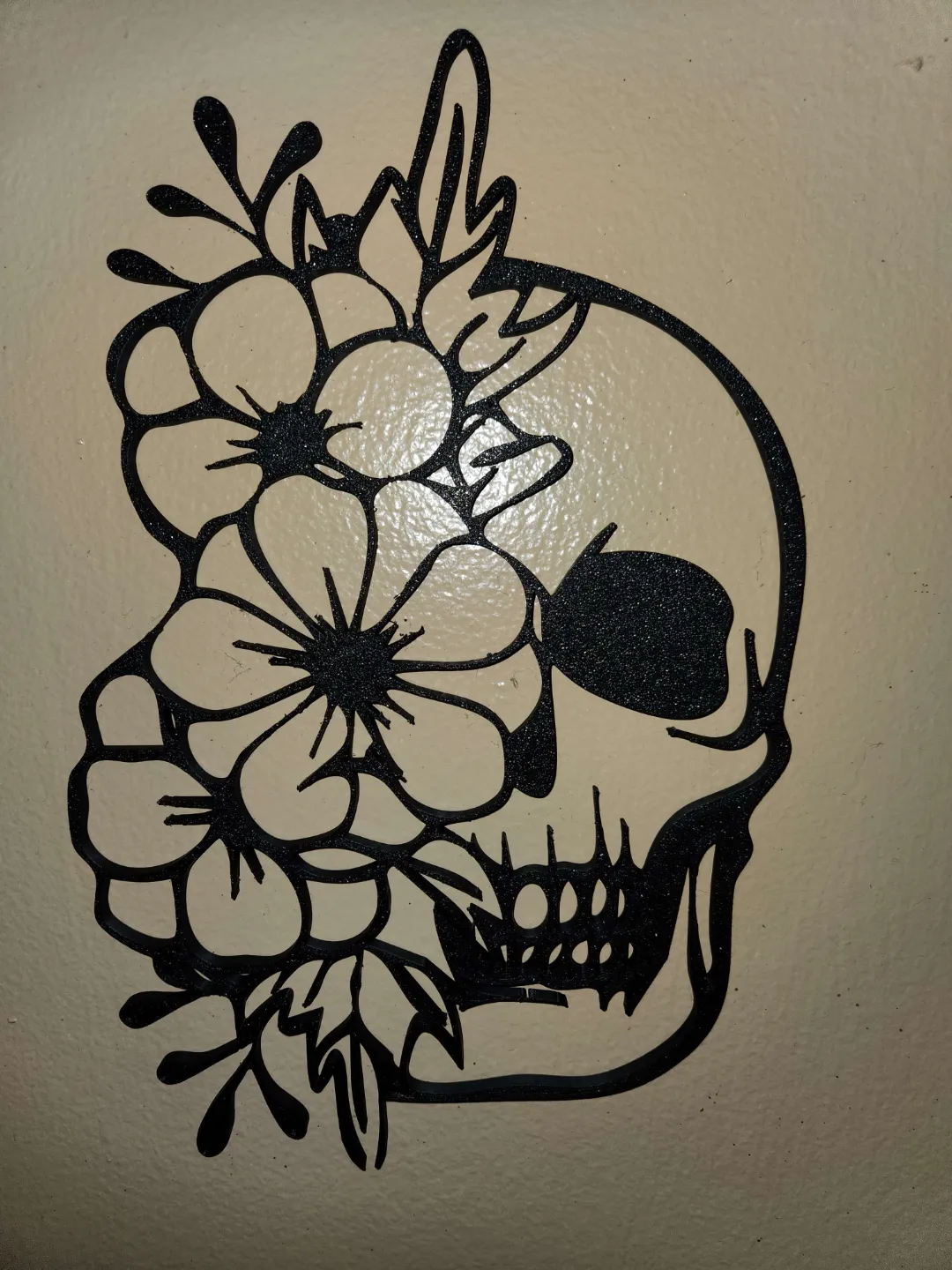 skullflower wall art