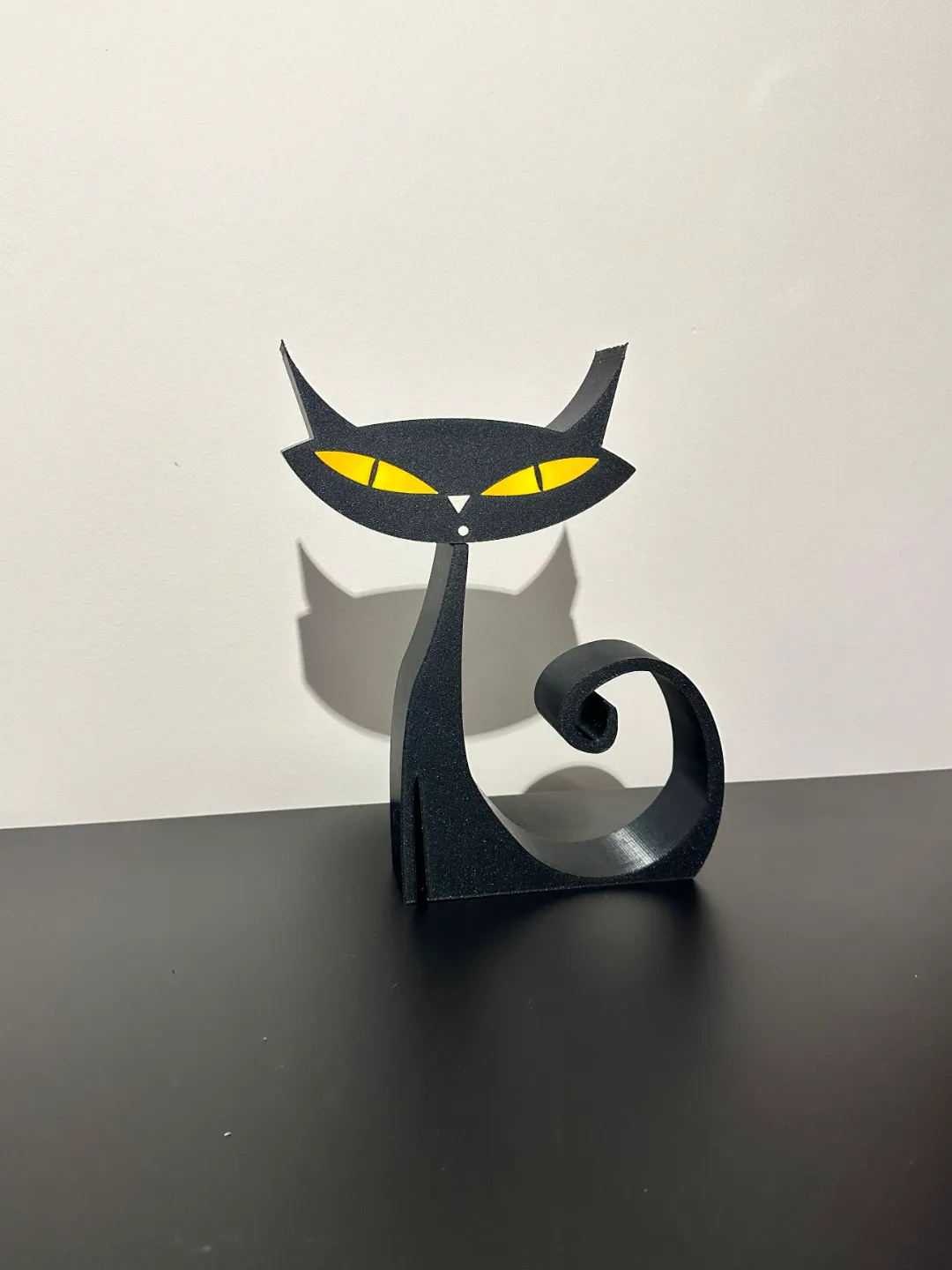 Atomic Cat from Hell Lamp Halloween, photo 3 of 3 - Table & Desk Lamps, halloween art
