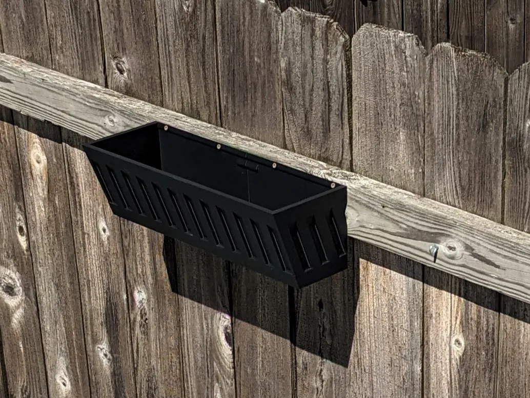 Flower Box - (window box or fence mount)