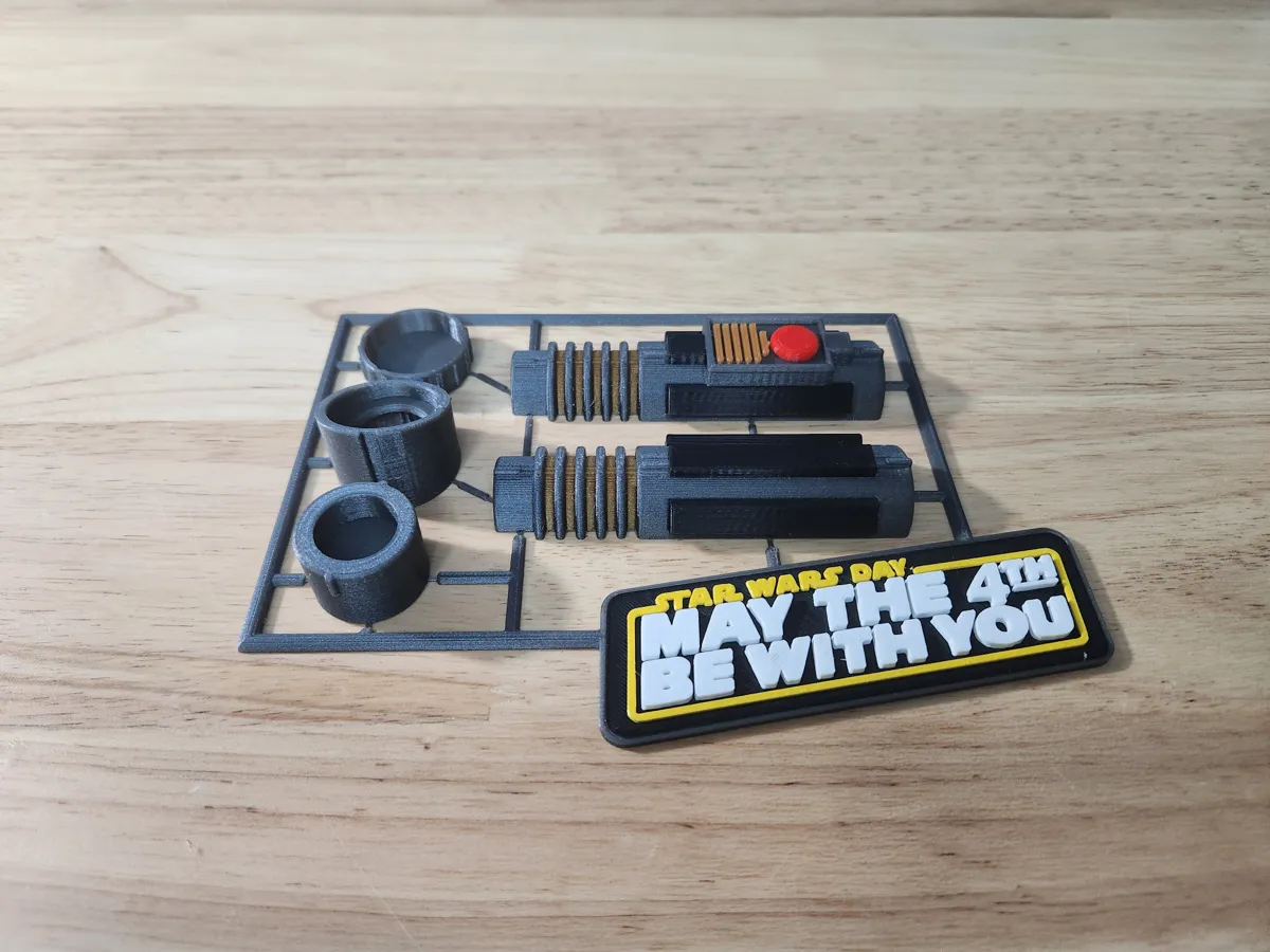 May the 4th Lightsaber Card