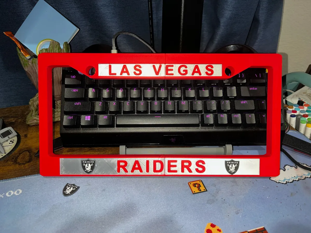 Raiders License Plate Frame, photo 4 of 4 - Raiders License Plate Frame Car & Vehicle