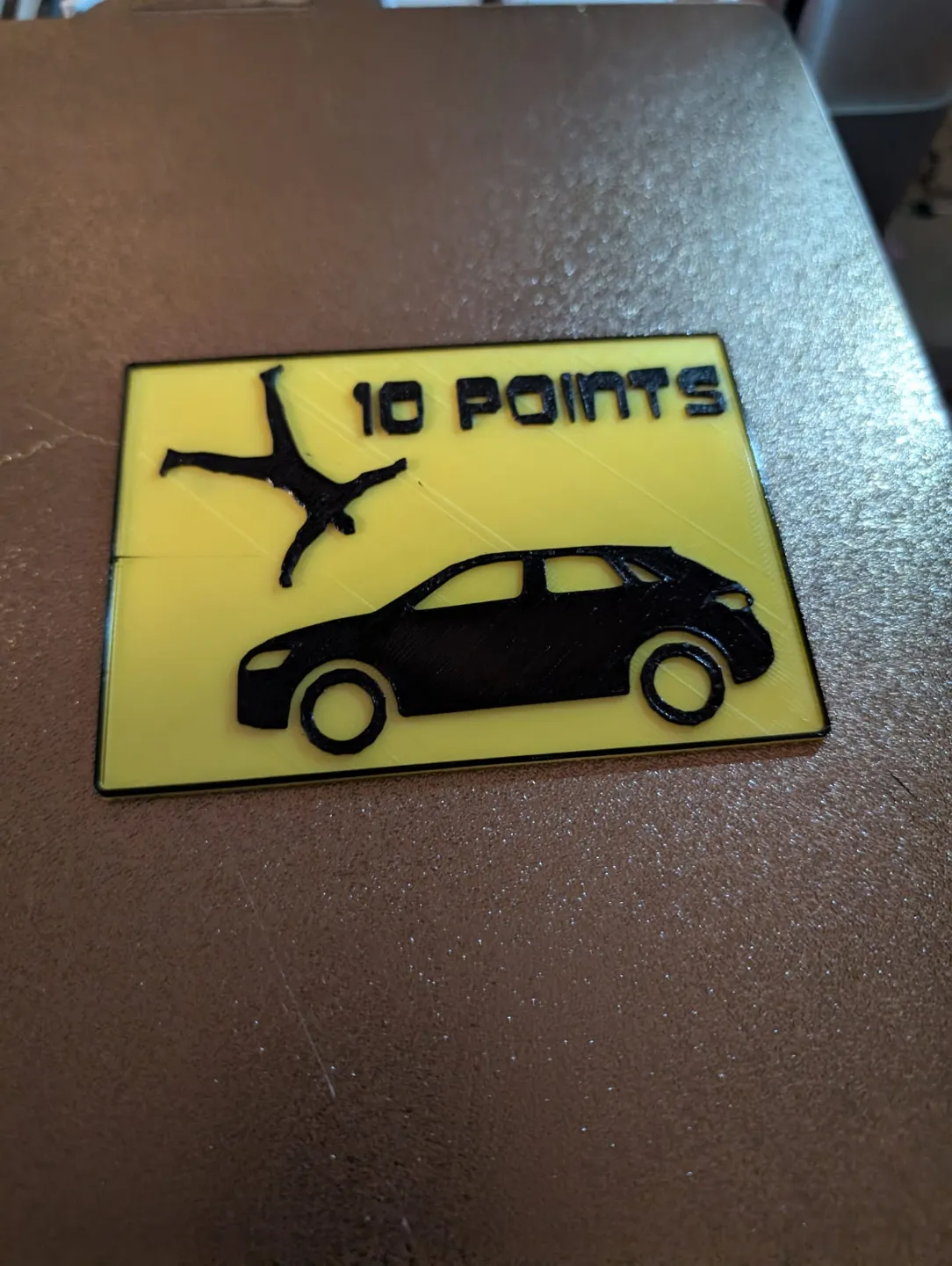 10 Point Pedestrian sign, photo 2 of 3 - 10 Point Pedestrian sign Art