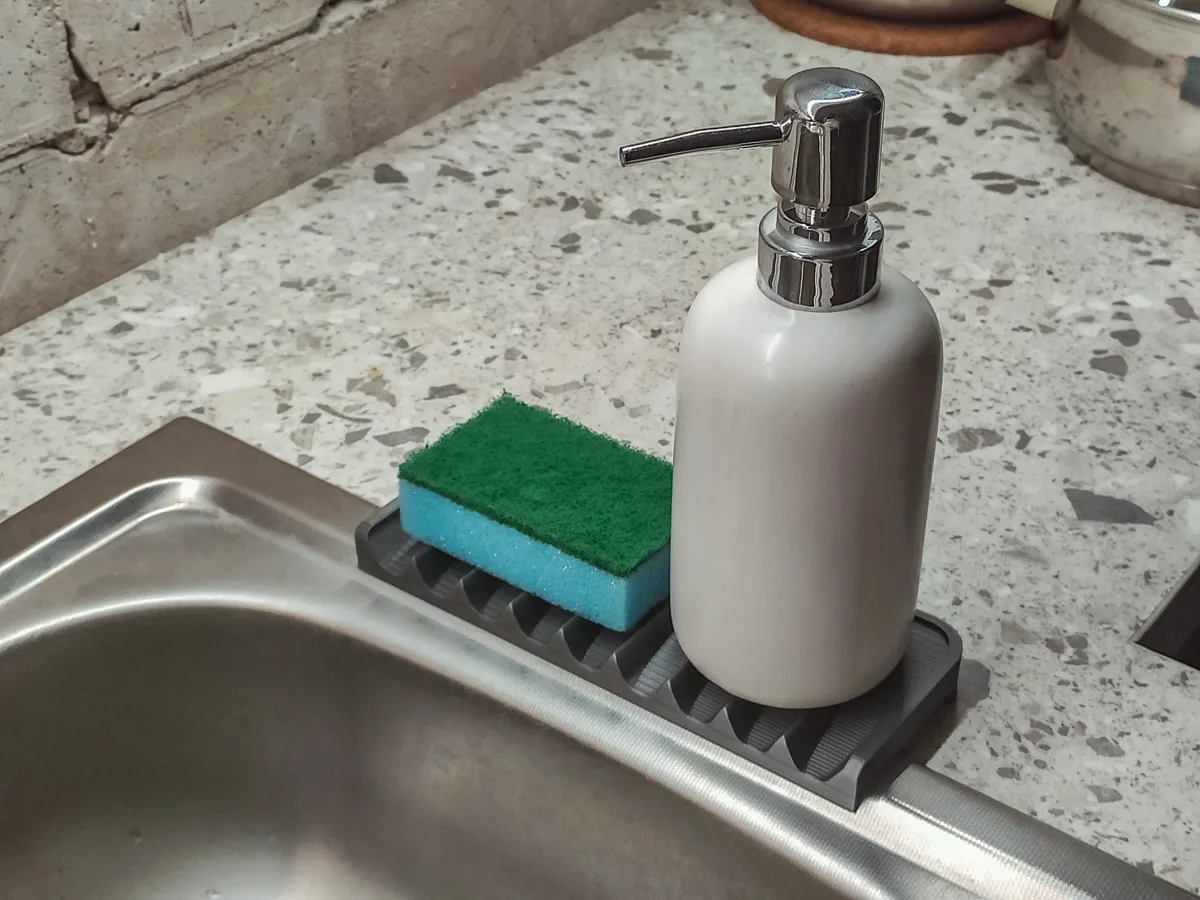 Kitchen Sponge and Soap Dispenser Holder