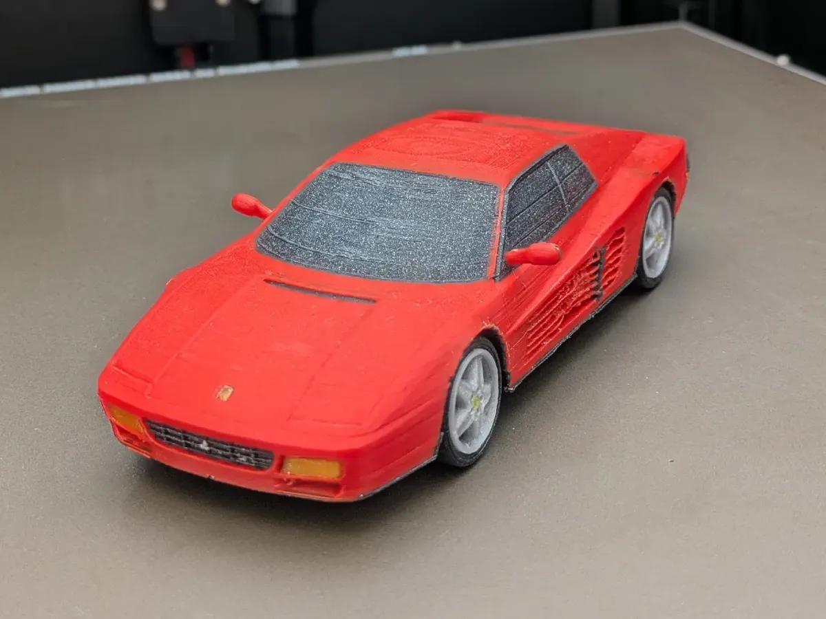 Ferrari Testarossa Kit Card, photo 2 of 4 - Ferrari Testarossa Kit Card Hobby & DIY