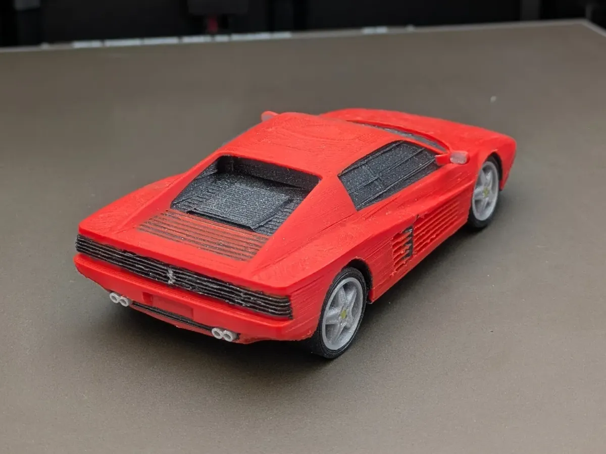 Ferrari Testarossa Kit Card, photo 3 of 4 - Ferrari Testarossa Kit Card Hobby & DIY