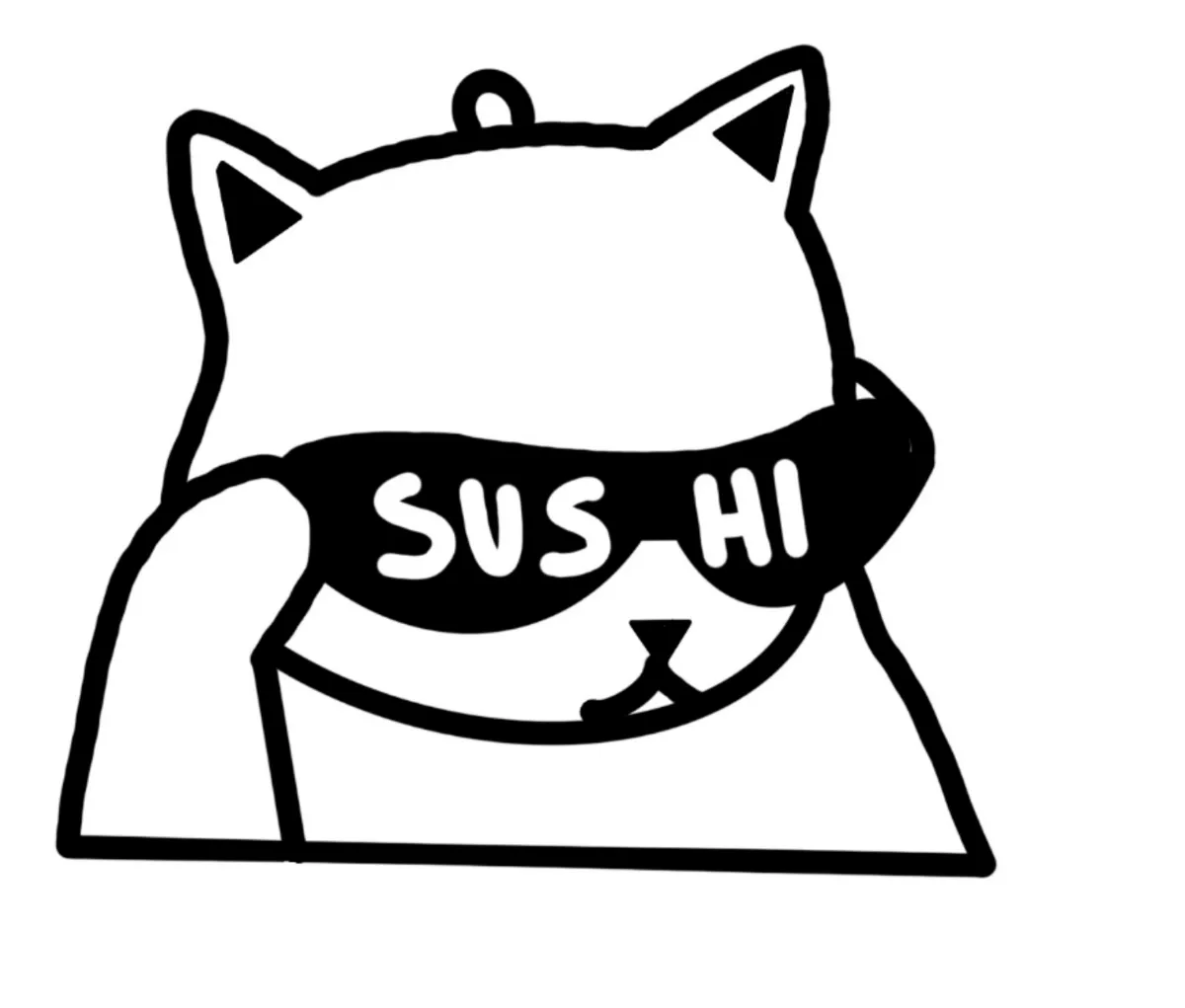 cat sushi keychain - Photo Keychains, in stock in India