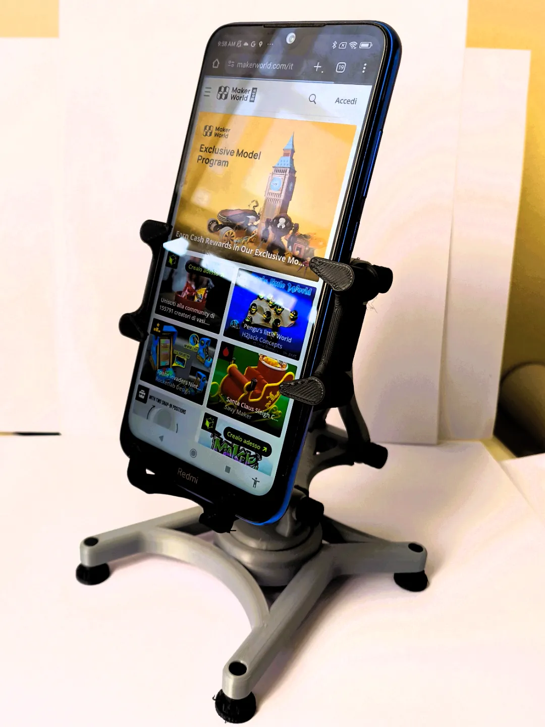 Mechanical Arm Phone Holder, photo 2 of 4 - Mechanical Arm Phone Holder Household