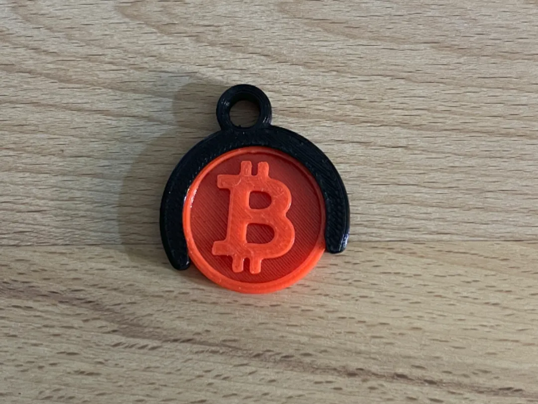 Bitcoin shopping cart token with holder - Coin & Badges, in stock in India