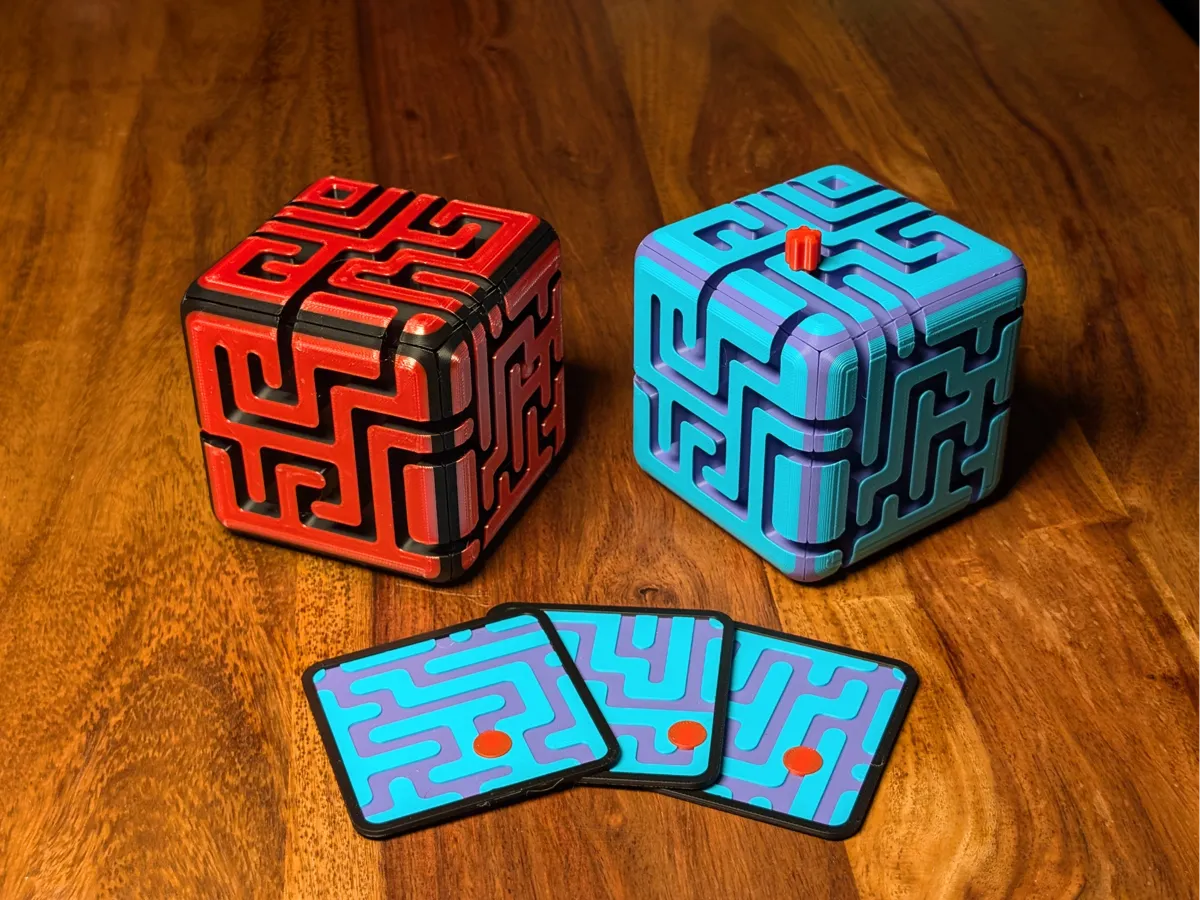 The 3D Maze Cube - A Multiplayer Puzzle Game - Puzzles, in stock in India