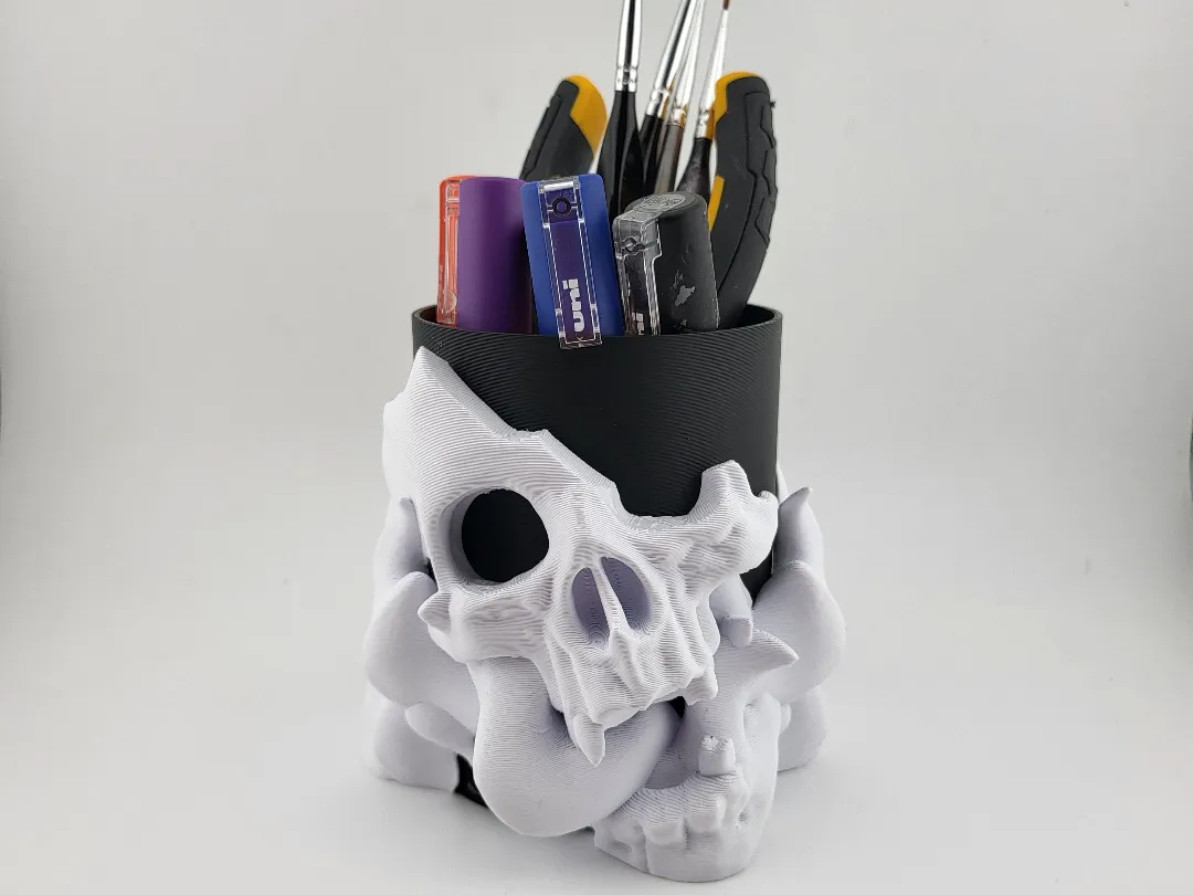 pen tool holder skull - Organizers, in stock in India