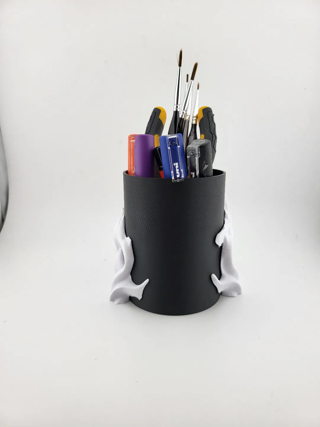 pen tool holder skull, photo 2 of 4 - pen tool holder skull Tools