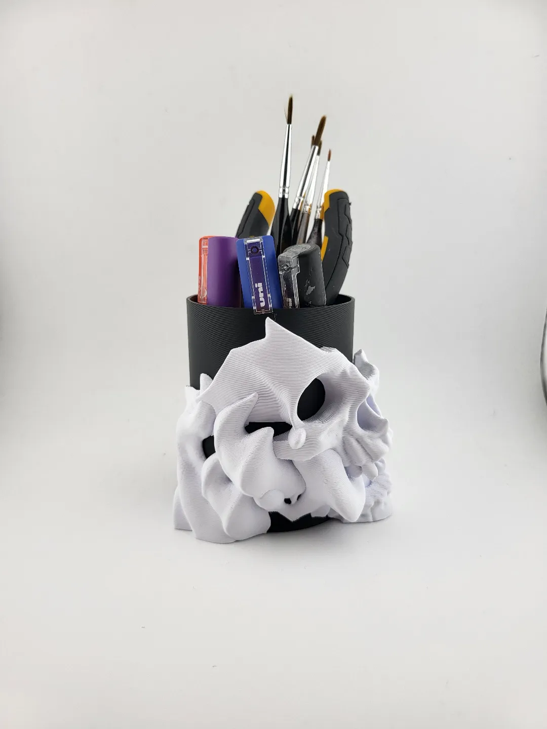 pen tool holder skull, photo 4 of 4 - pen tool holder skull Tools