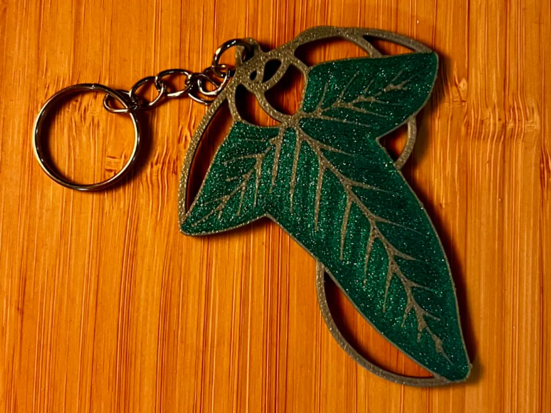 Leaf of Lorien keychain