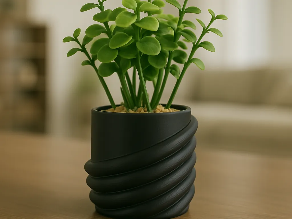 Elegant Chique Spiral Planter