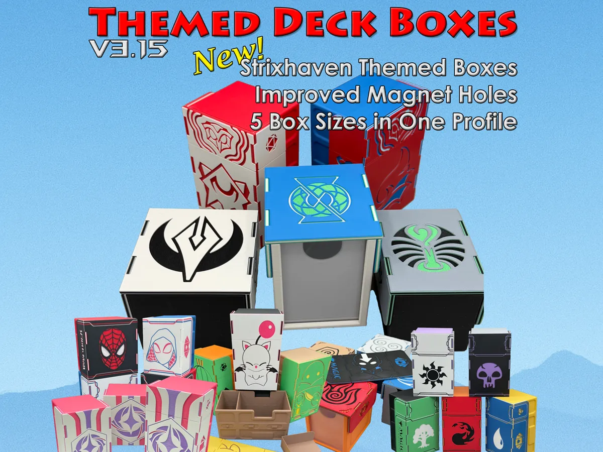 Themed Deck Boxes (MTG / Final Fantasy / Lorcana)