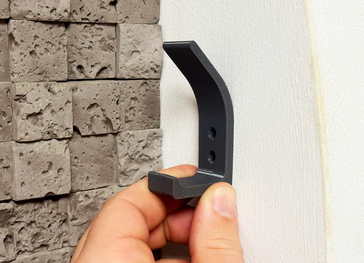 Double robe wall hook, photo 3 of 4 - Double robe wall hook Storage & Organisation