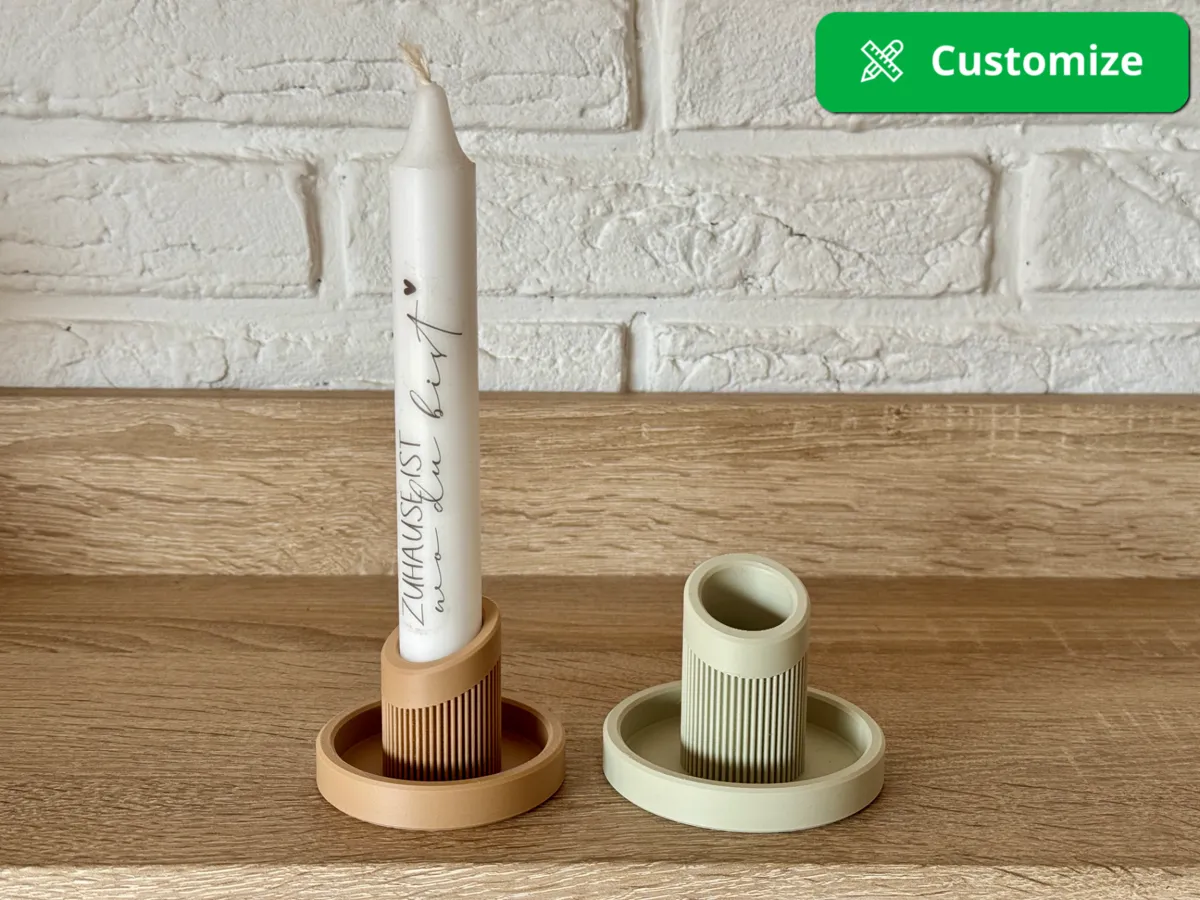 Parametric candle holder