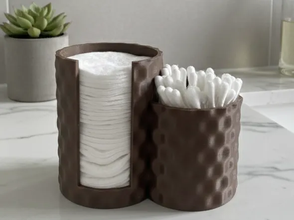 Make up Organizer Cotton Pads Q-Tip Holder Bath