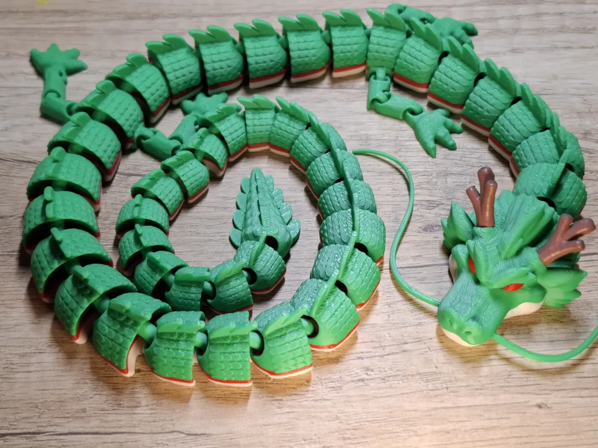 SHENRON flexy articulated dragon, photo 4 of 4 - SHENRON flexy articulated dragon Fidget & Sensory Toys